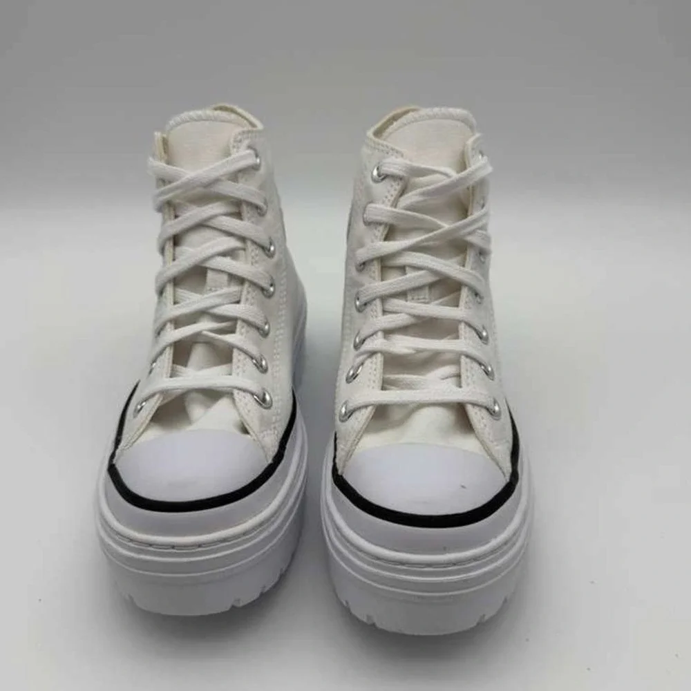 Converse‎ Madison Padded High Top Sneakers - White Canvas - Women's 6 NWT